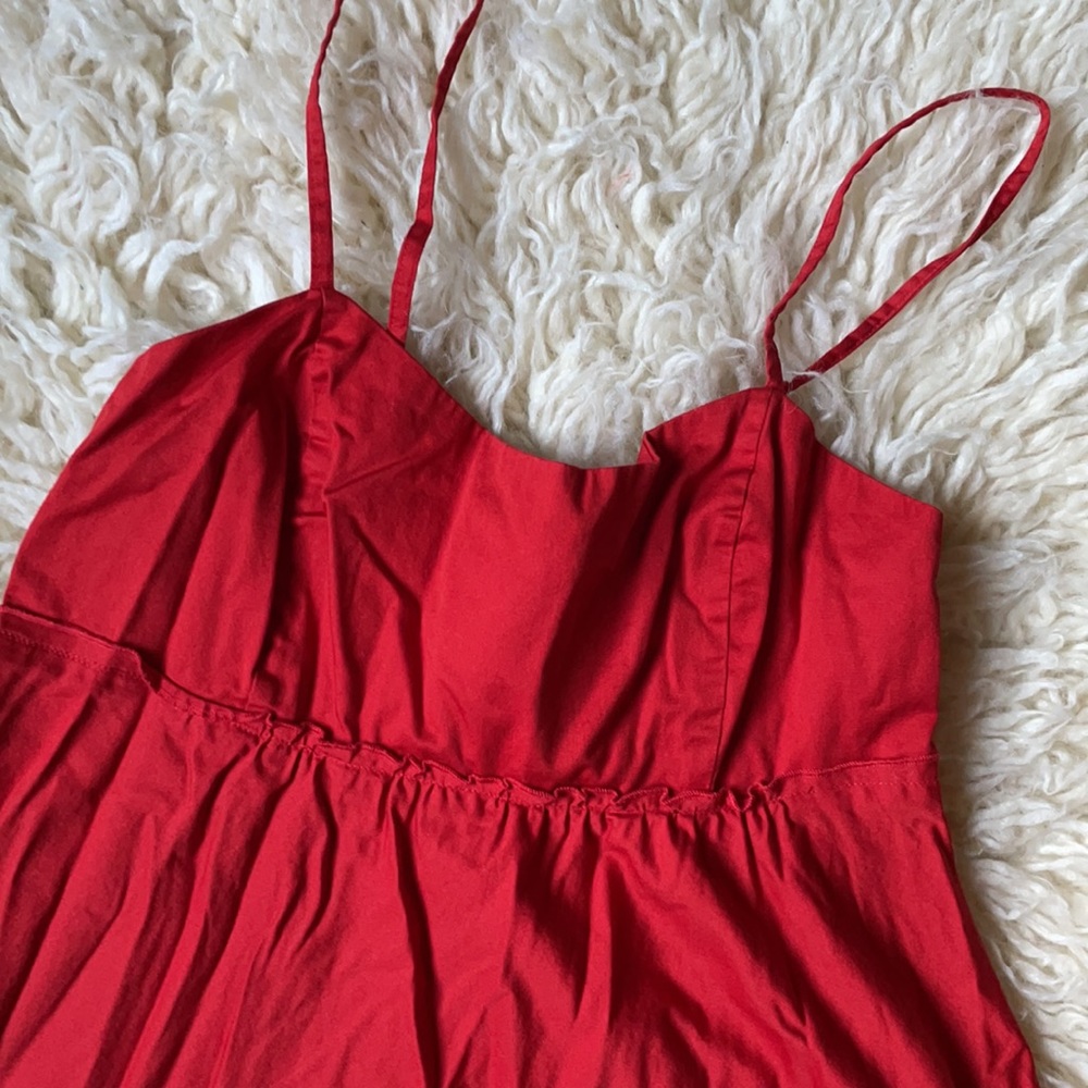 Y2K The Limited Red Babydoll Dress Sz 2 - Picture 3 of 10